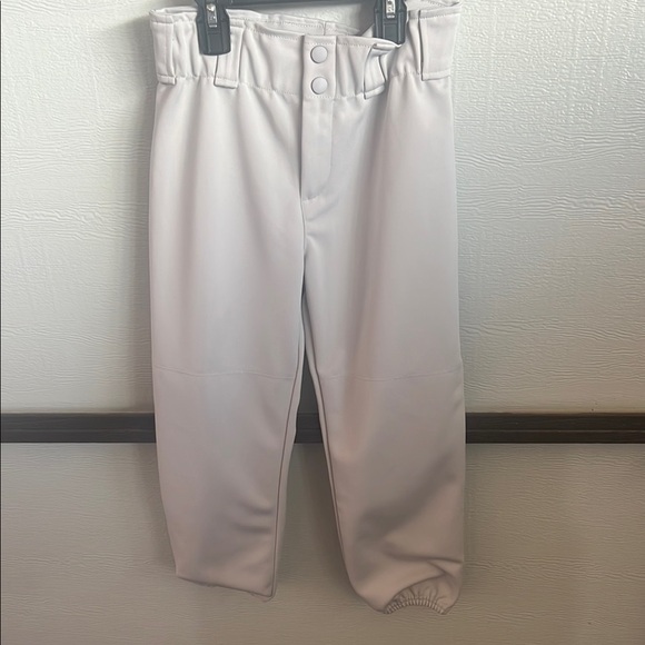 Gray softball Elastic Waistband Pants - Picture 1 of 5